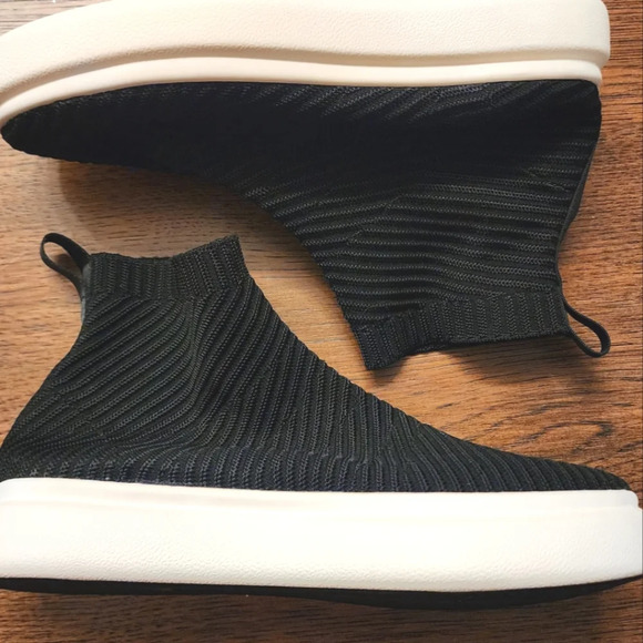 Asos Black  Pull-On Sock Sneakers  Women's Size 7 - Picture 5 of 16